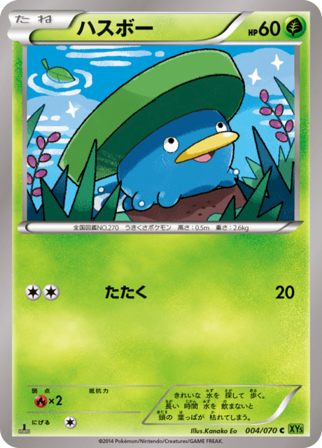Lotad – Japanische Pokémon-Karte aus Tidal Storm
