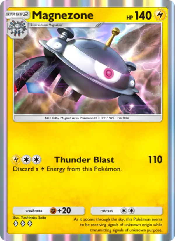 Magnezone – Pokémon Pocket Karte aus Space-Time Smackdown