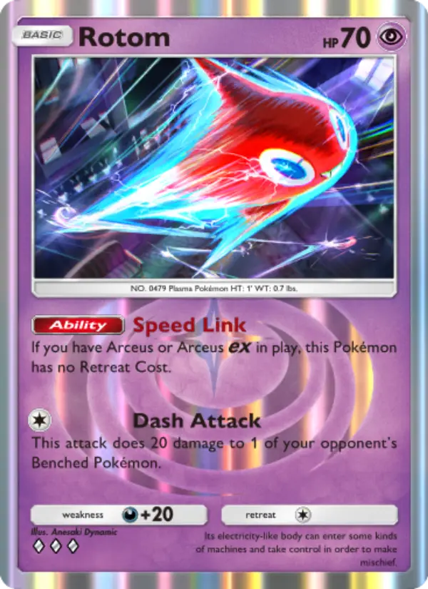 Rotom – Pokémon Pocket Karte aus Triumphant Light