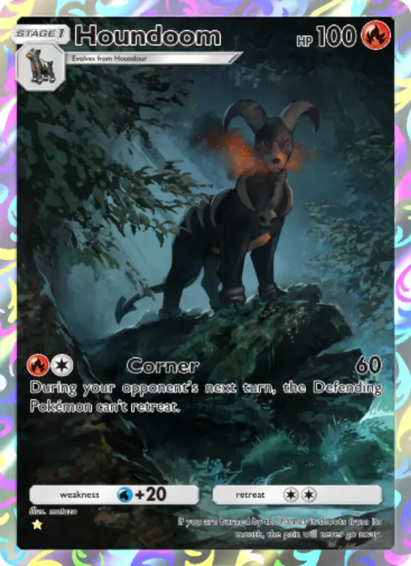 Houndoom – Pokémon Pocket Karte aus Triumphant Light