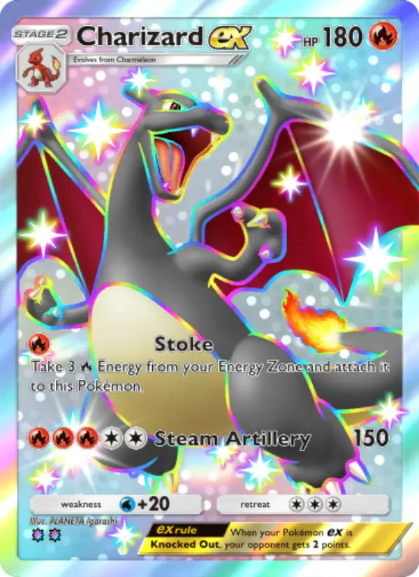 Charizard ex – Pokémon Pocket Karte aus Shining Revelry
