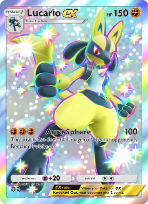 Lucario ex – Pokémon Pocket Karte aus Shining Revelry