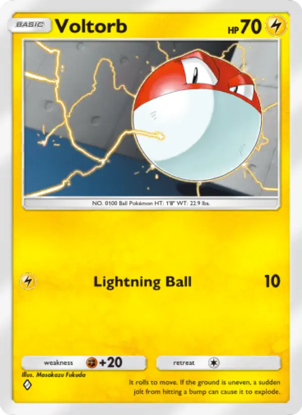 Voltorb – Pokémon Pocket Karte aus Shining Revelry
