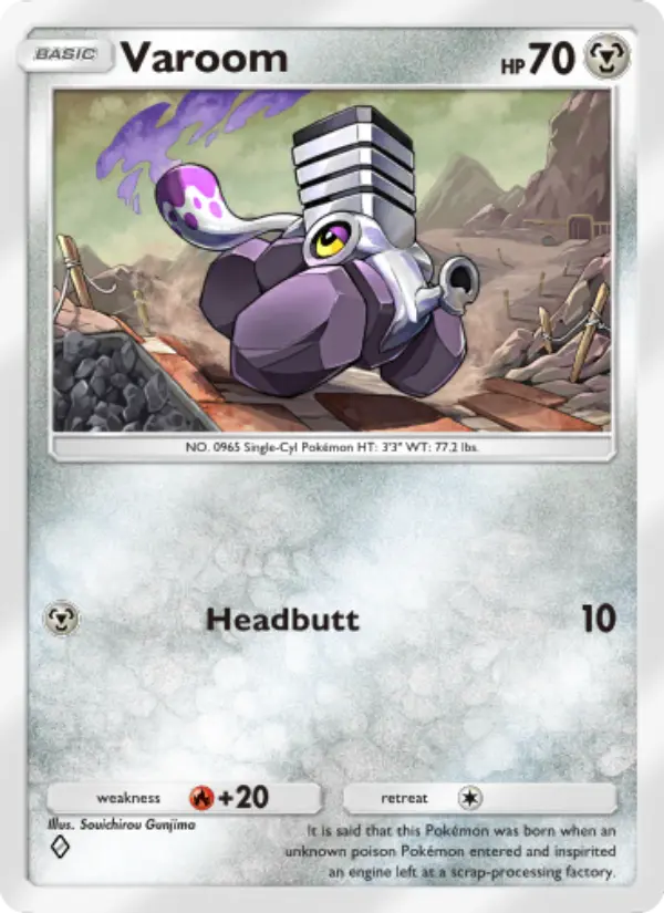 Varoom – Pokémon Pocket Karte aus Shining Revelry
