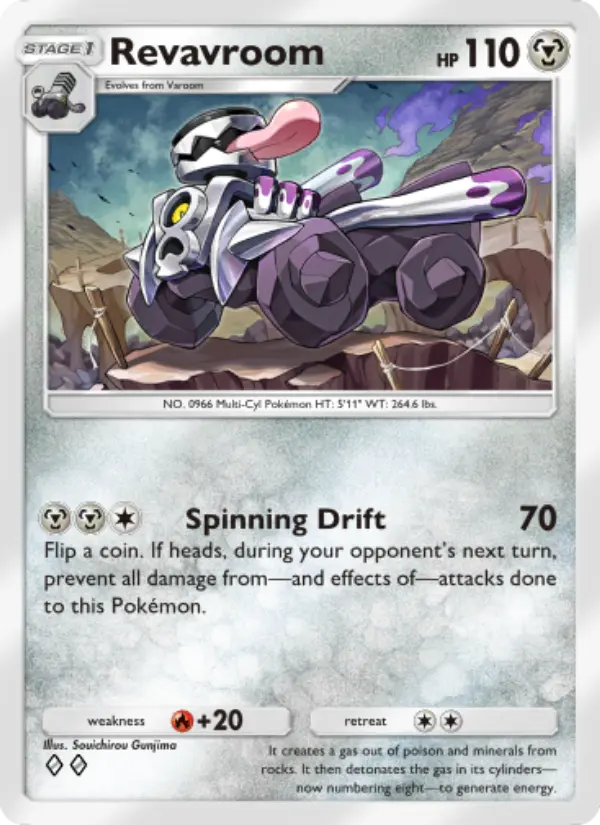 Revavroom – Pokémon Pocket Karte aus Shining Revelry