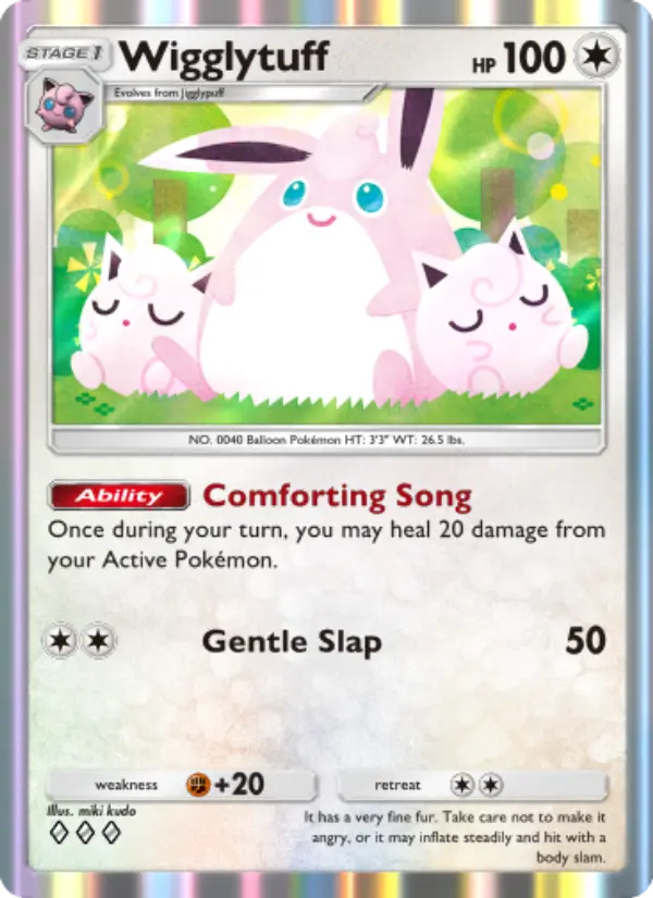 Wigglytuff – Pokémon Pocket Karte aus Shining Revelry