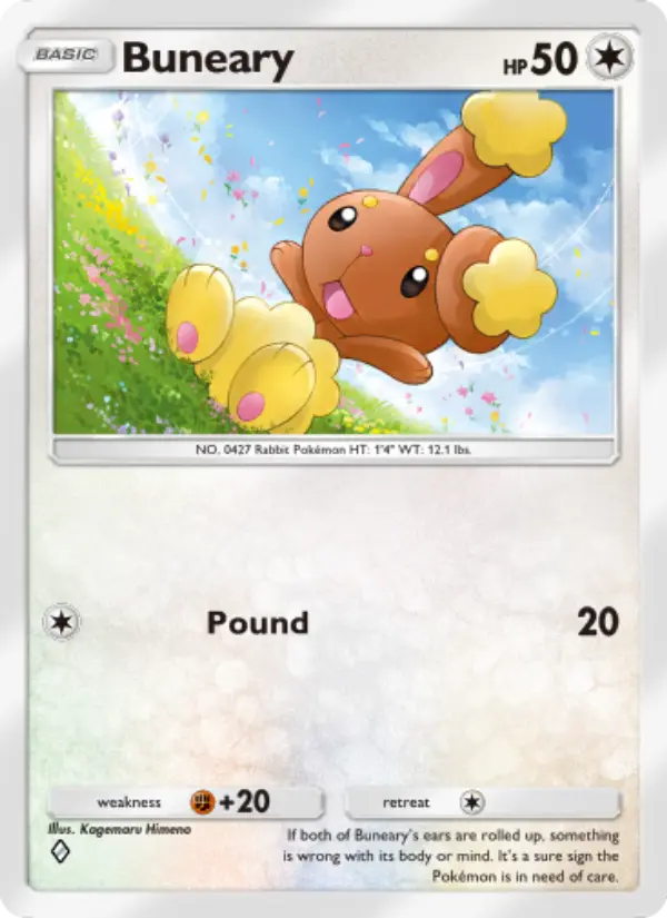 Buneary – Pokémon Pocket Karte aus Shining Revelry