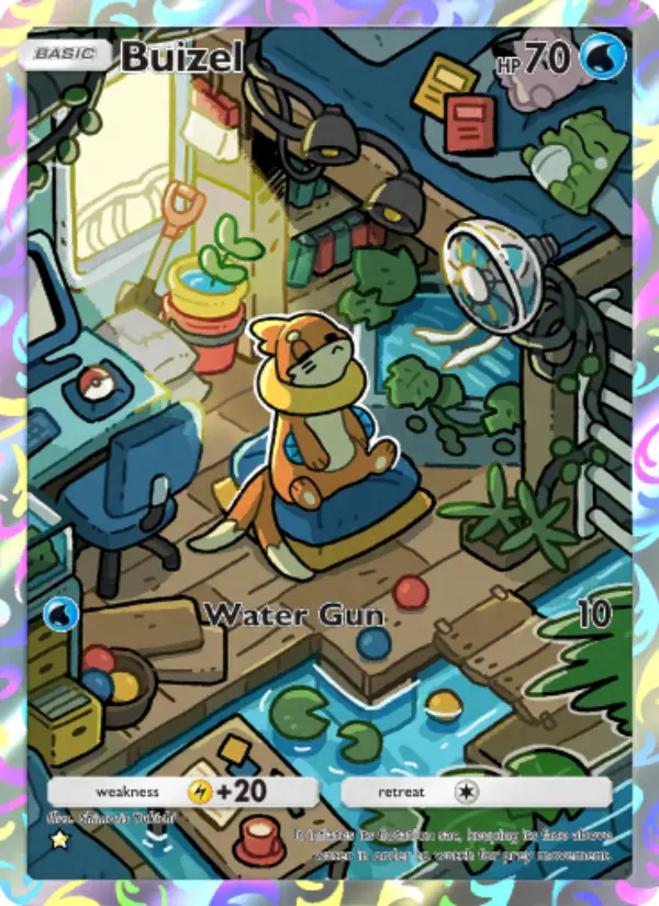 Buizel – Pokémon Pocket Karte aus Shining Revelry
