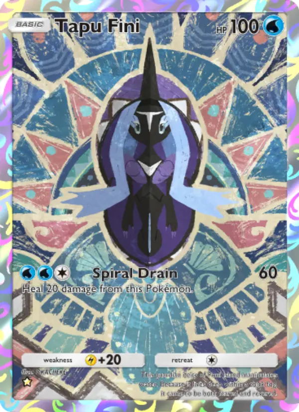 Tapu Fini – Pokémon Pocket Karte aus Celestial Guardians