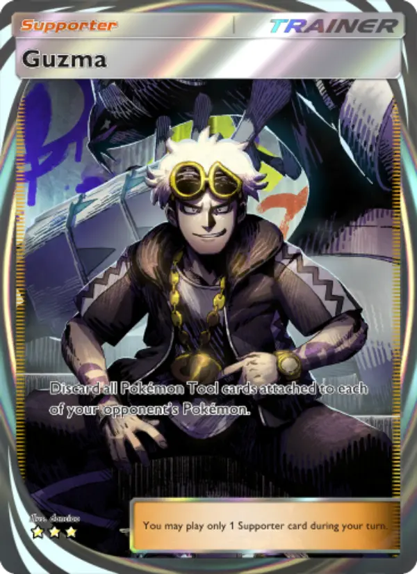 Guzma – Pokémon Pocket Karte aus Celestial Guardians