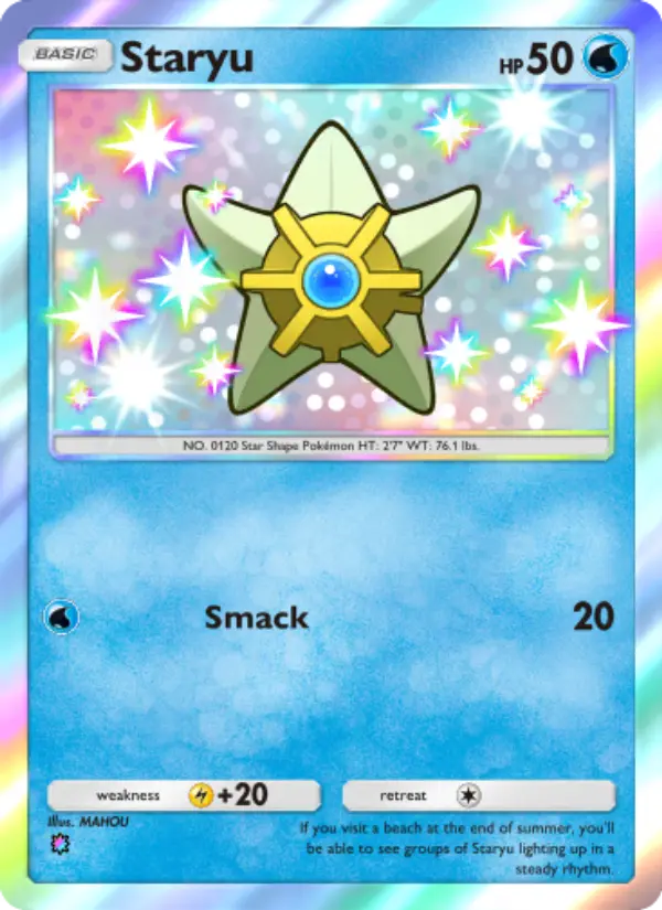 Staryu – Pokémon Pocket Karte aus Celestial Guardians