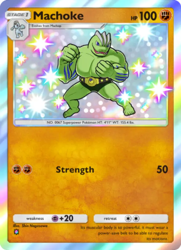 Machoke – Pokémon Pocket Karte aus Celestial Guardians