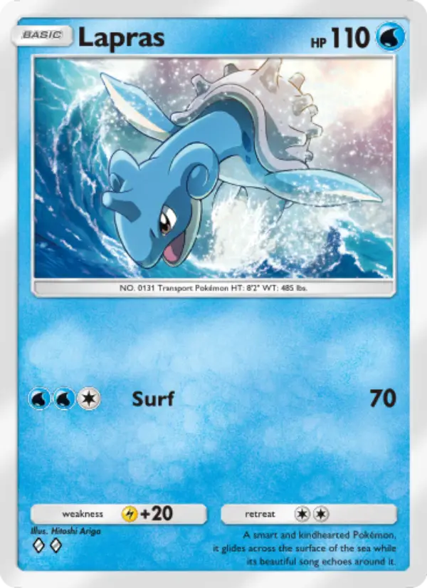 Lapras – Pokémon Pocket Karte aus Celestial Guardians