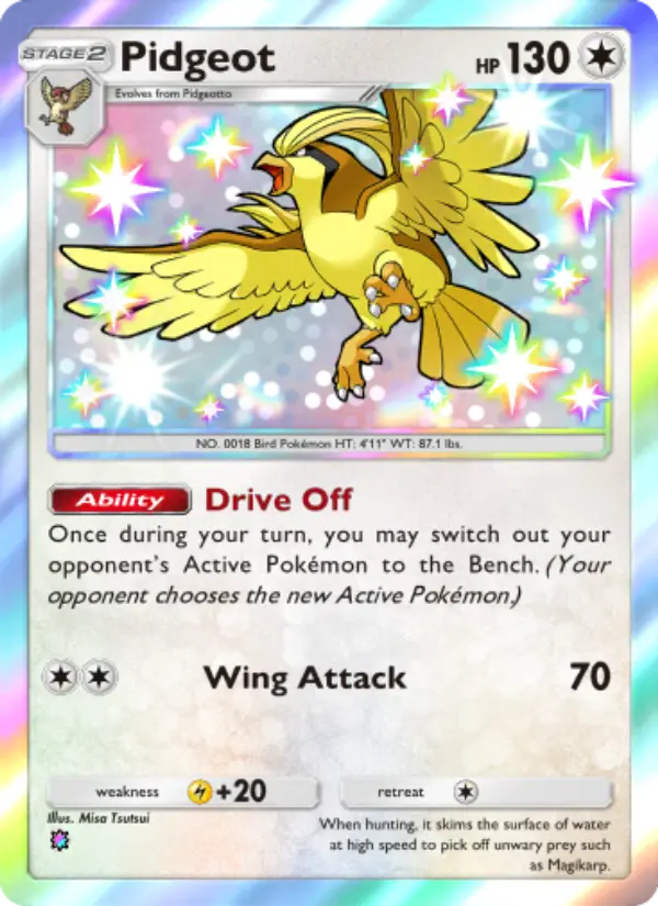 Pidgeot – Pokémon Pocket Karte aus Extradimensional Crisis