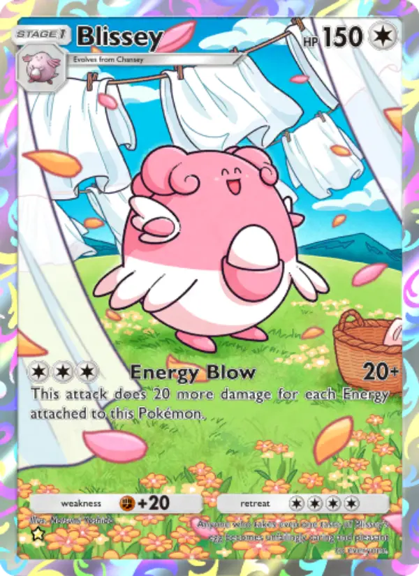 Blissey – Pokémon Pocket Karte aus Wisdom of Sea and Sky