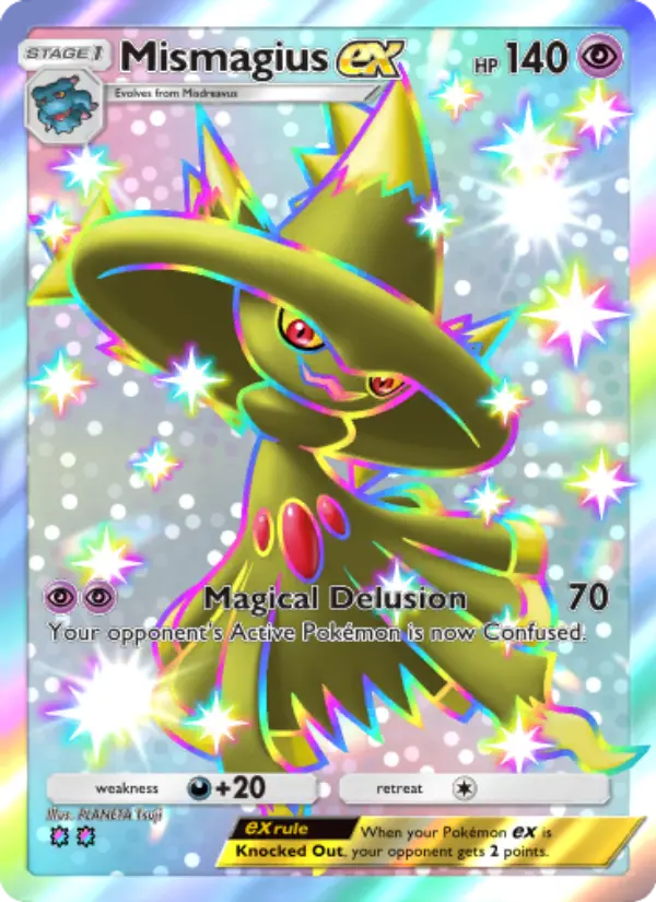 Mismagius ex – Pokémon Pocket Karte aus Wisdom of Sea and Sky