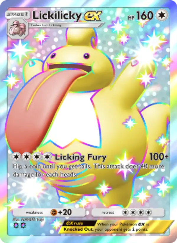 Lickilicky ex – Pokémon Pocket Karte aus Wisdom of Sea and Sky