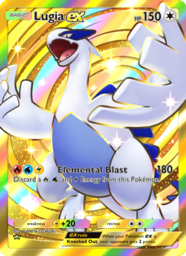Lugia ex – Pokémon Pocket Karte aus Wisdom of Sea and Sky