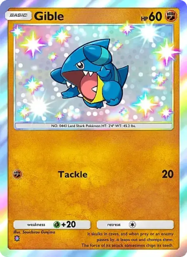 Gible – Pokémon Pocket Karte aus Secluded Springs