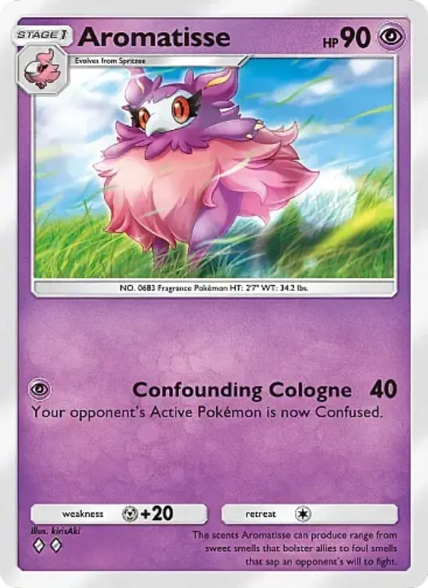 Aromatisse – Pokémon Pocket Karte aus Mega Rising