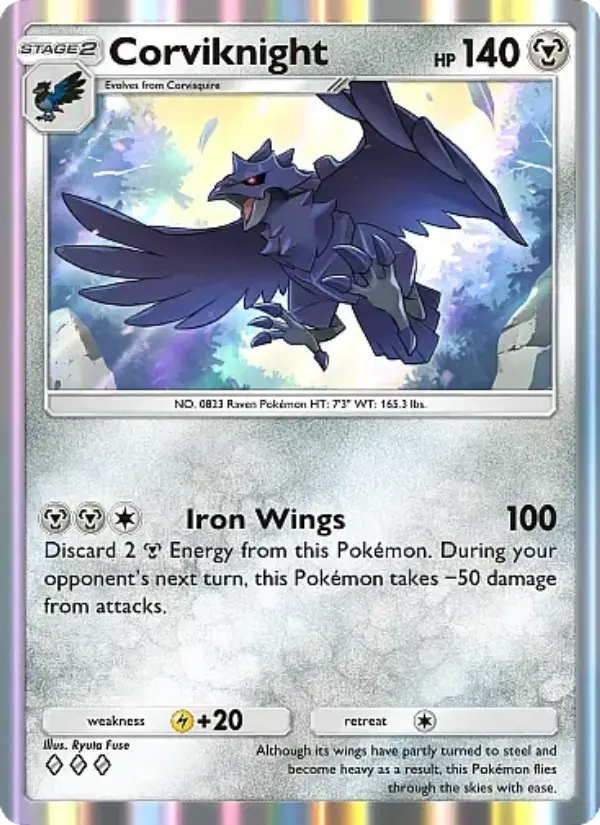 Corviknight – Pokémon Pocket Karte aus Mega Rising