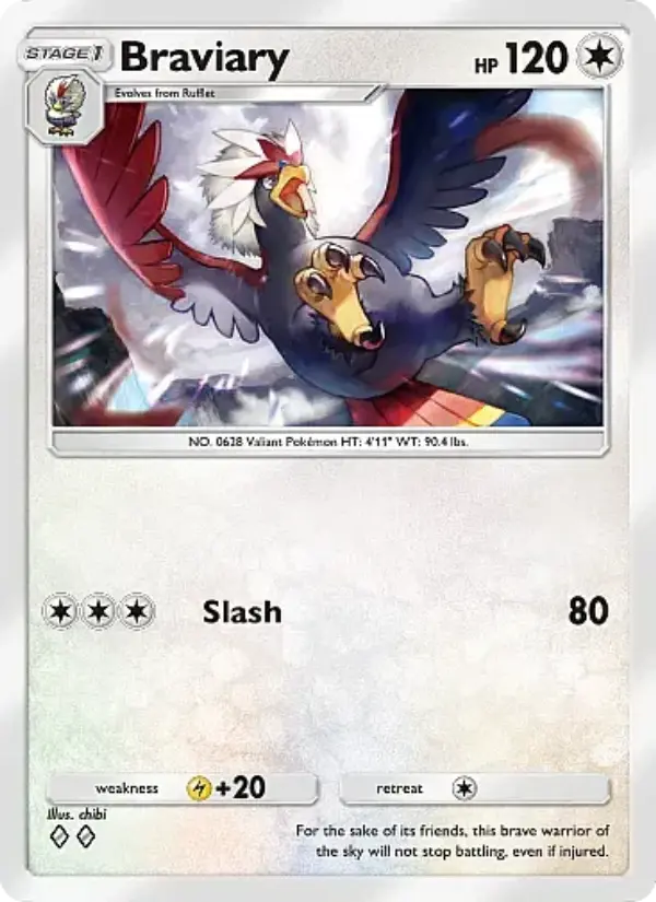 Braviary – Pokémon Pocket Karte aus Mega Rising
