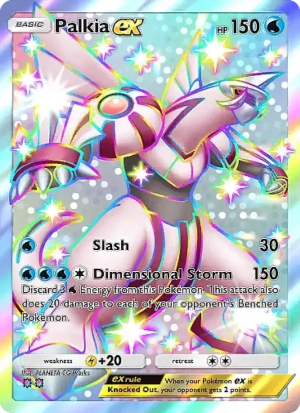 Palkia ex – Pokémon Pocket Karte aus Mega Rising