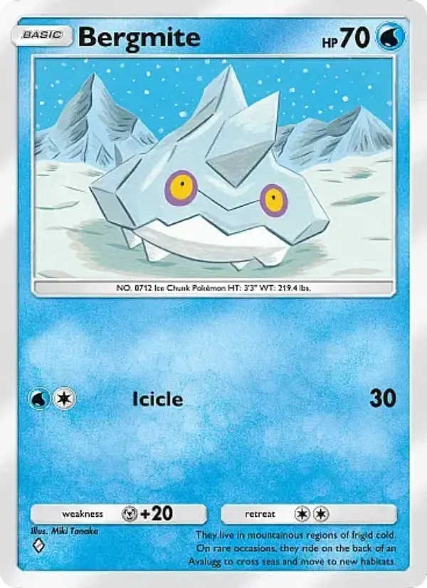 Bergmite – Pokémon Pocket Karte aus Mega Rising