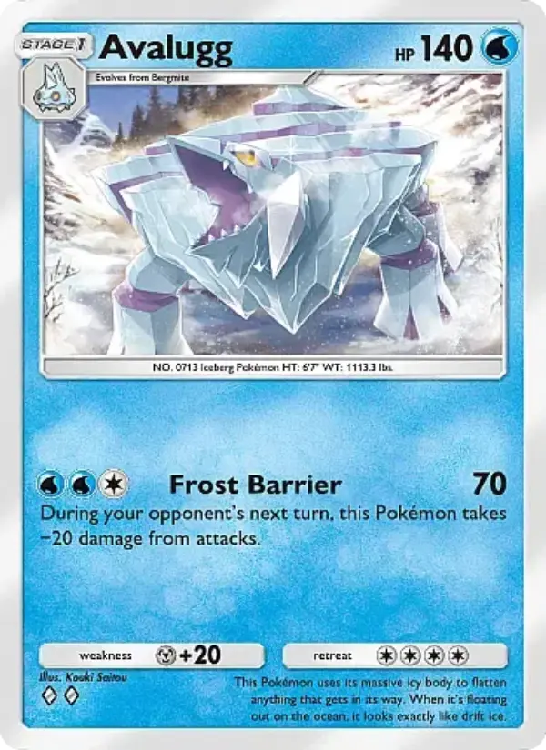 Avalugg – Pokémon Pocket Karte aus Mega Rising