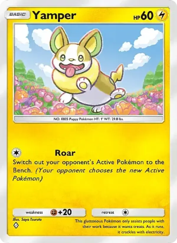 Yamper – Pokémon Pocket Karte aus Mega Rising