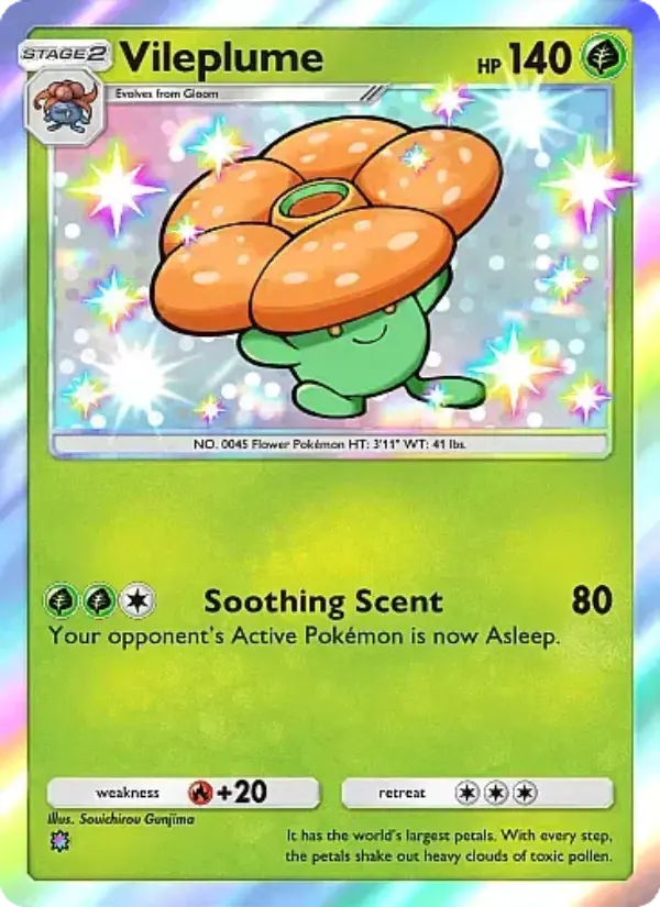 Vileplume – Pokémon Pocket Karte aus Crimson Blaze