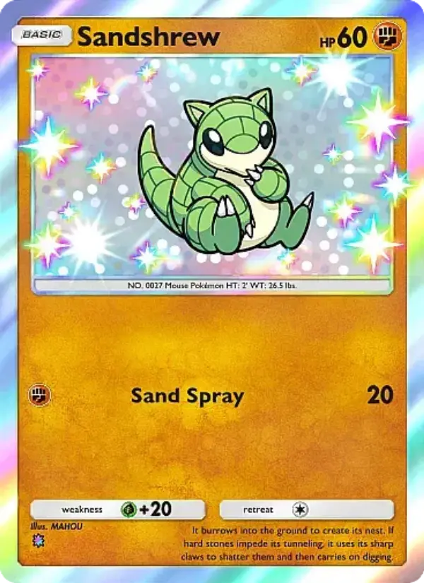 Sandshrew – Pokémon Pocket Karte aus Crimson Blaze