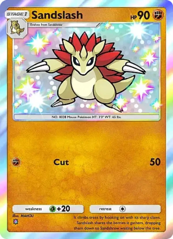 Sandslash – Pokémon Pocket Karte aus Crimson Blaze