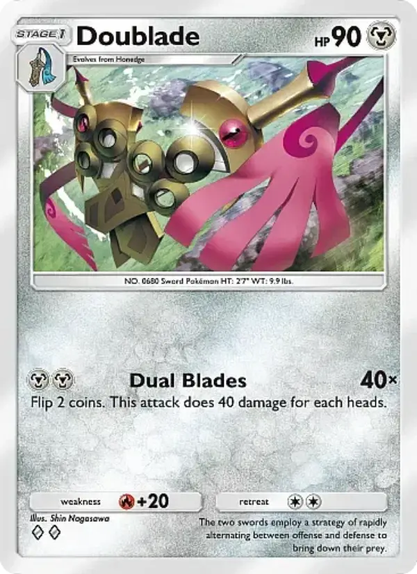 Doublade – Pokémon Pocket Karte aus Fantastical Parade