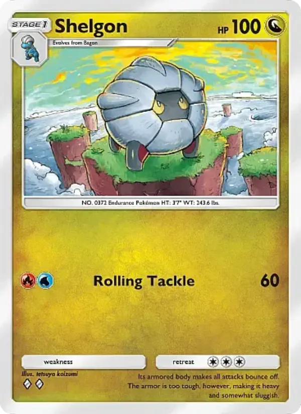 Shelgon – Pokémon Pocket Karte aus Fantastical Parade