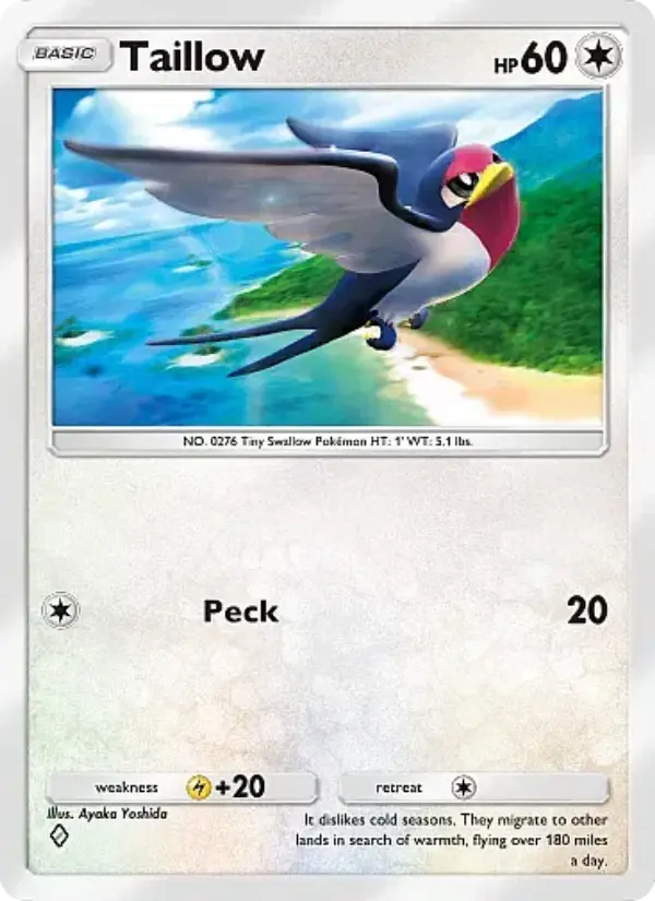 Taillow – Pokémon Pocket Karte aus Fantastical Parade