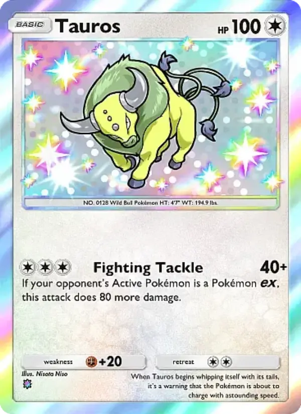 Tauros – Pokémon Pocket Karte aus Fantastical Parade