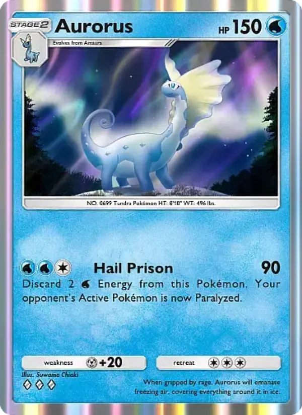 Aurorus – Pokémon Pocket Karte aus Fantastical Parade