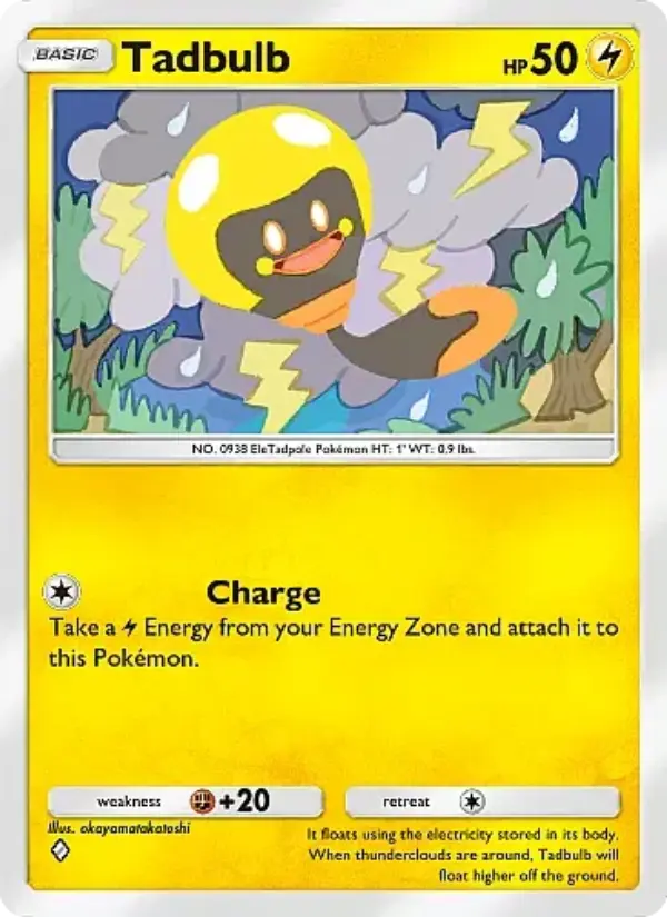 Tadbulb – Pokémon Pocket Karte aus Fantastical Parade