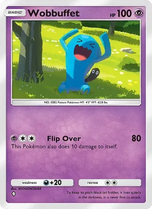 Wobbuffet – Pokémon Pocket Karte aus Fantastical Parade