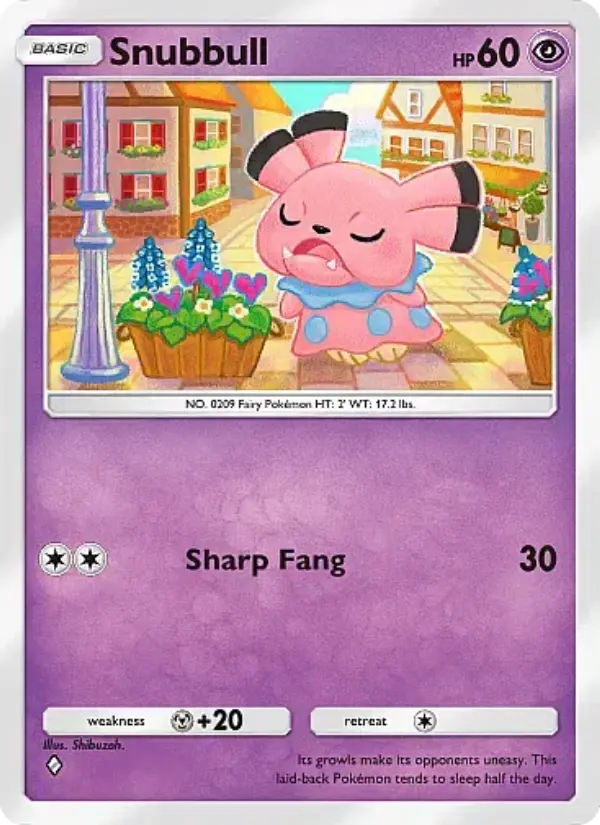 Snubbull – Pokémon Pocket Karte aus Fantastical Parade