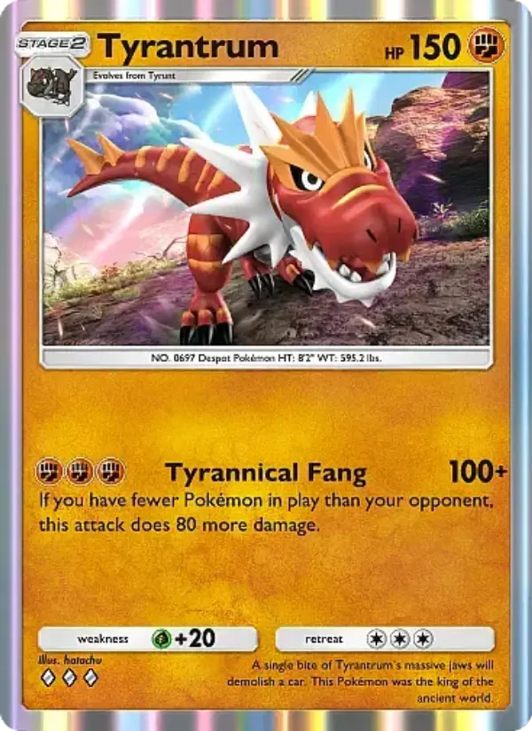 Tyrantrum – Pokémon Pocket Karte aus Fantastical Parade