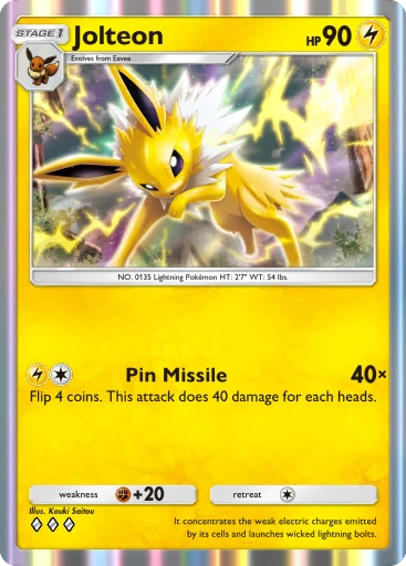 Jolteon – Pokémon Pocket Karte aus Genetic Apex