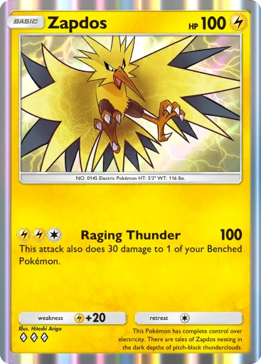 Zapdos – Pokémon Pocket Karte aus Genetic Apex