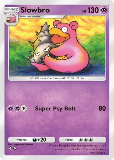 Slowbro – Pokémon Pocket Karte aus Genetic Apex