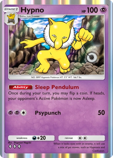 Hypno – Pokémon Pocket Karte aus Genetic Apex