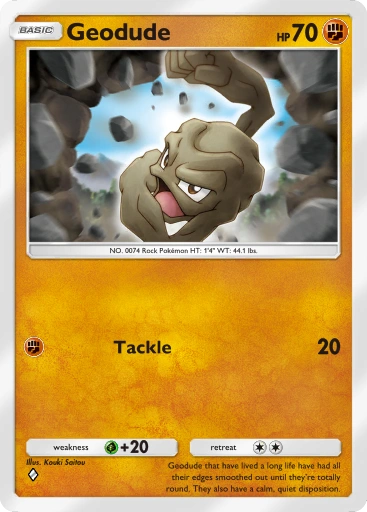 Geodude – Pokémon Pocket Karte aus Genetic Apex