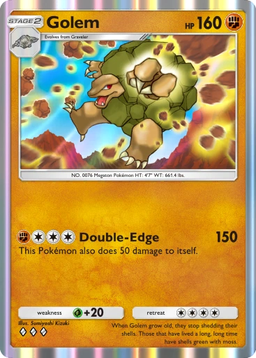 Golem – Pokémon Pocket Karte aus Genetic Apex