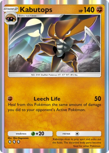 Kabutops – Pokémon Pocket Karte aus Genetic Apex