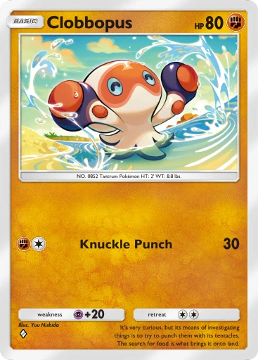 Clobbopus – Pokémon Pocket Karte aus Genetic Apex